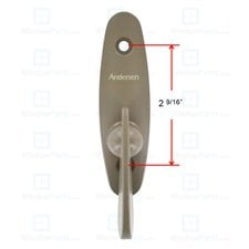Tribeca Style Gliding Door Thumb Latch Stone Color Andersen