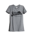 thumbnail image 1 of Feelin' Outdoorsy Like Drinking On The Patio Women's Fashion Relaxed T-Shirt Tee Heather Grey Medium, 1 of 5