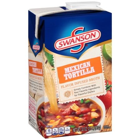 Swanson Mexican Tortilla Flavor Infused Broth 32oz