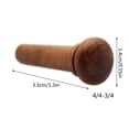 thumbnail image 5 of Violin Tail Button 4/4 3/4 Violin End Pin Tail Screws Wood Violin Tail Endpin, 5 of 10