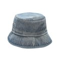 thumbnail image 1 of Mode Adulte Solide Denim Parasol Pêcheur Chapeau Bassin Chapeau Seau Extérieur Chapeau, 1 of 3
