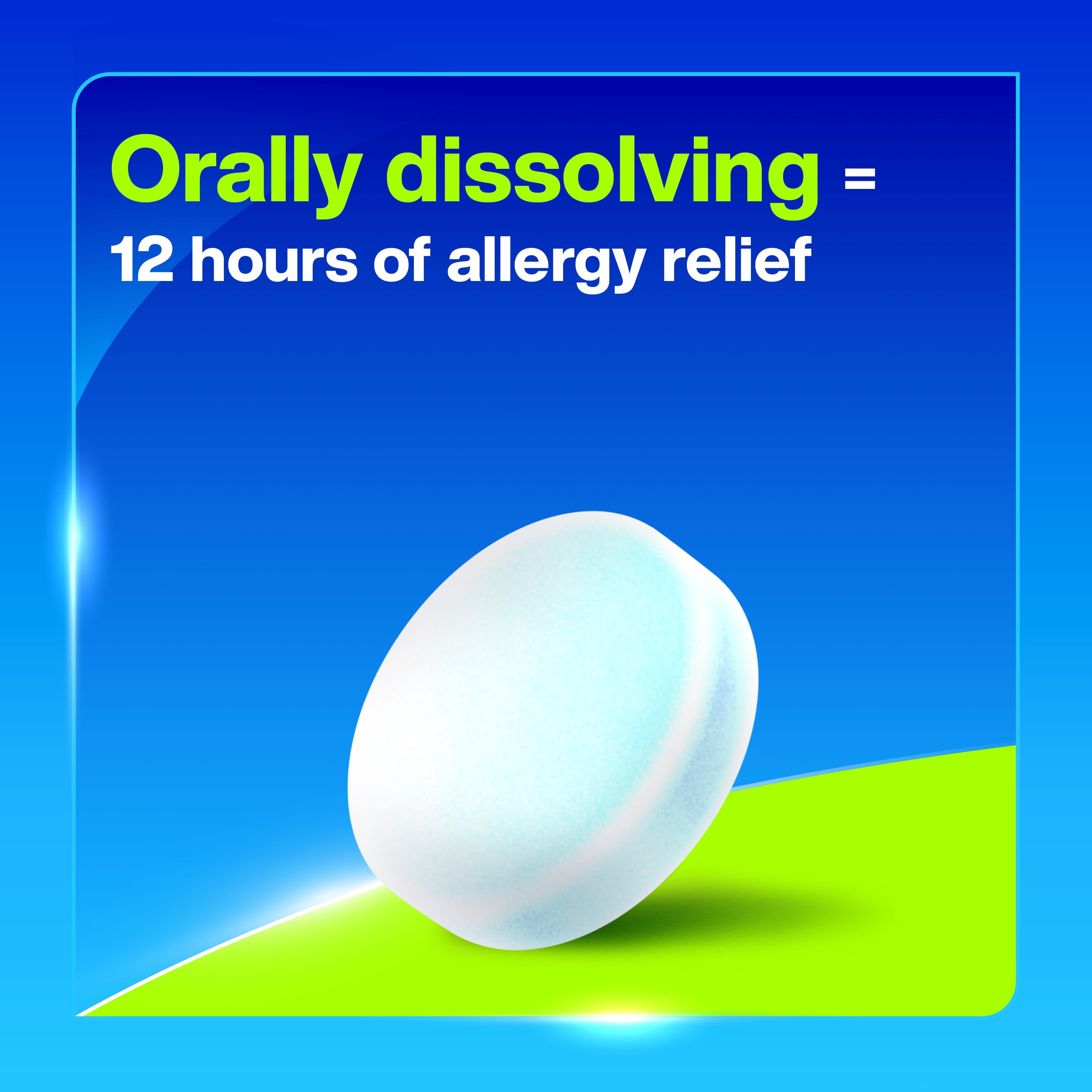 Claritin RediTabs 12 Hour Non-Drowsy Allergy Medicine, Loratadine Antihistamine Tablets, 30 Ct