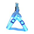 thumbnail image 2 of No Pull Dog Harness, Light Up Dog Harness 12 Inch Adjustable Reflective Glow in The Dark Pet Chest Harness for Walking Night Time Safety Sky Blue, 1 Pack, 2 of 6