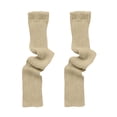 thumbnail image 4 of Sales Today Women's Cotton Knee High Socks Under $6 GIJNRIUIUA Light Yellow Knee-High Socks Women's Knit Stack Up Socks Over the Knee Extended Yoga Leggings Fitness Socks Tights Leg Warmers, 4 of 5
