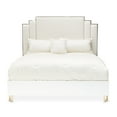 thumbnail image 3 of Palm Gate Eastern King Panel Bed - Cream/Cloud White, 3 of 13