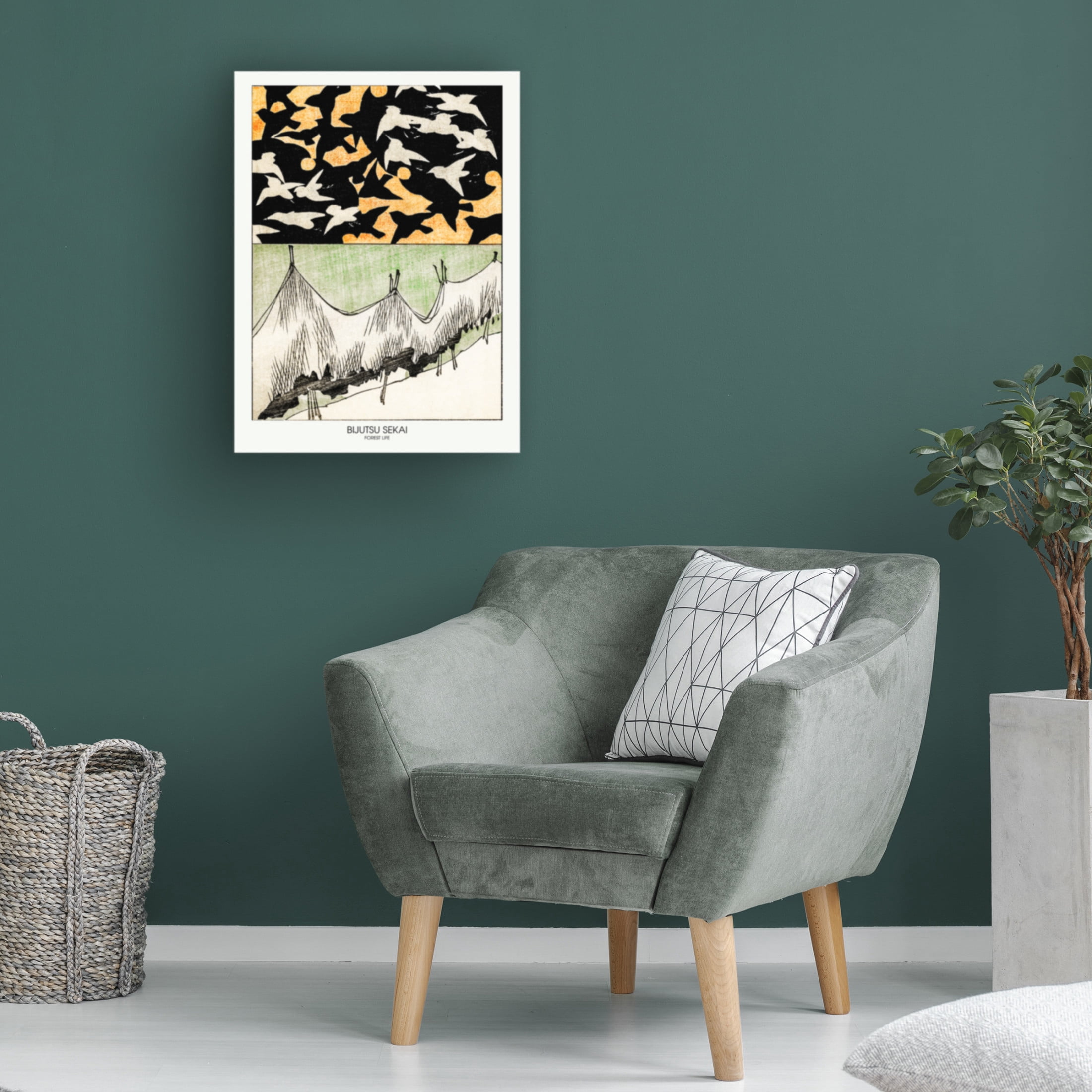 Trademark Fine Art Pictufy Forest Life Canvas Wall Art