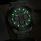 thumbnail image 3 of Reloj de lujo para hombre, resistente al agua, luminoso, cronógrafo de fácil lectura, esfera dorada/blanca/negra con reloj de pulsera con calendario, 3 of 7