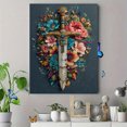 thumbnail image 4 of Fantasy Sword Flower Canvas Wall Art 15.75x11.81 Inches, 4 of 8