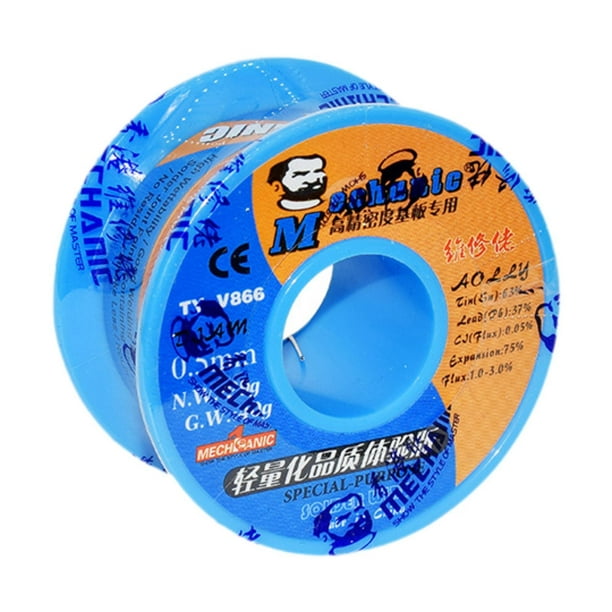 Bobina de alambre para soldar de 40 g para placas de circuitos de soldadura eléctrica 05mm