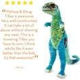 thumbnail image 6 of Melissa & Doug Standing T-Rex Giant Lifelike Plush Stuffed Animal, 6 of 7