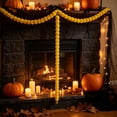 thumbnail image 6 of Halloween Garland 59in Marigold Artificial Flower Hanging String for Festival Wedding Diwali Home by OVFUIZ, 6 of 7