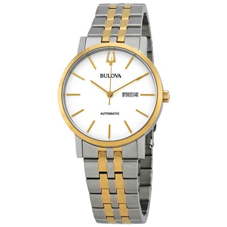 Bulova Men's Classic Two Tone Stainless Steel Automatic Watch