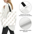 thumbnail image 3 of Fotbe Leopard Print Bolsa Tote Estética de Lona con Estampado para Mujer - Bolsa Reutilizable de Hombro Casual para Vacaciones, Compras, Trabajo y Gimnasio, 3 of 8