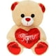 thumbnail image 1 of PELUCHERIA| Oso Vale CREAM TQM 30cm. Osito de Peluche con corazón, 1 of 5