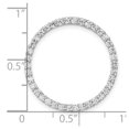 thumbnail image 2 of Diamond2Deal Pendentif Chaîne Cercle en Or Blanc 10K 3/4ct. pour Femmes, 2 of 4