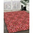 thumbnail image 3 of Ahgly Company Machine Washable Indoor Rectangle Transitional Red Area Rugs, 8' x 12', 3 of 7