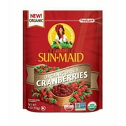 Sun-Maid Organic Dried Cranberries 4 oz Bag
