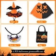 thumbnail image 4 of Halloween Porch Goose Outfit Decorative 23 Inch Lawn Goose Clothes with Witch Hat Pumpkin Print Cape and Bag Reusable Garden Statue Dress Up Costume for Porch Lawn Garden, 4 of 9