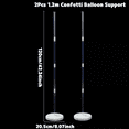 thumbnail image 2 of 2pz Kit De Columna Portátil Con Base,soporte Para Globos Xtellar plateado, 2 of 4