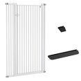 thumbnail image 4 of 55" Extra Tall Pet Gate for Cat/Dog, 32.68"-38.19" Wide, 1.18" Ultra Narrow Spacing Dog Gate, No Drilling Pressure Mounted Cat Fence Safety Gate for Stairs, Doorways, Hallways-140cm,White,1, 4 of 10