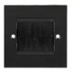 thumbnail image 4 of Dust Cover Brush Cable Wall Plate Port Insert Outlet Mounting Panel (Black), 4 of 5