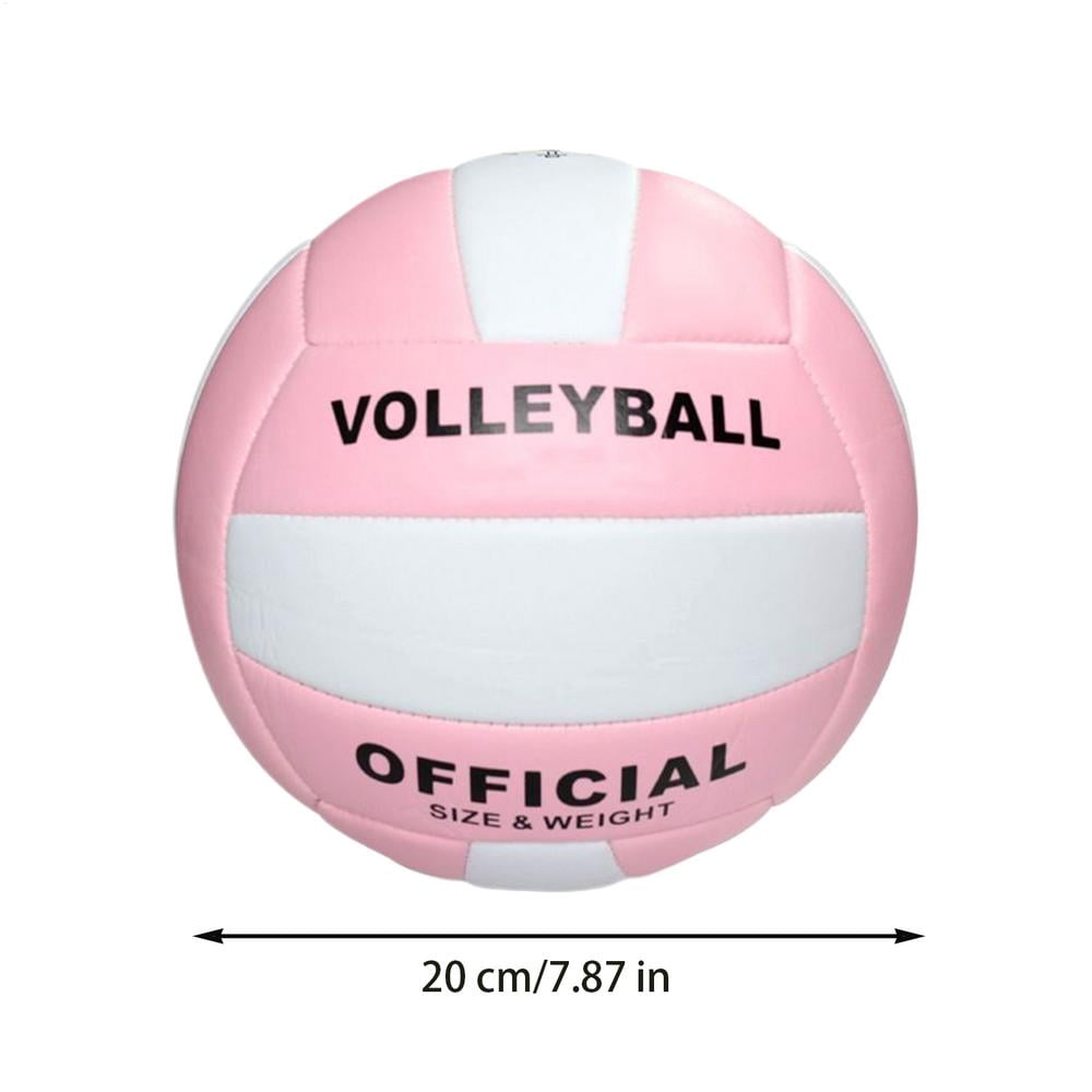 Training Volleyball Soft Wear Resistant Practice Ball for Indoor Outdoor Court Beach Pool Park School Sports Team Games