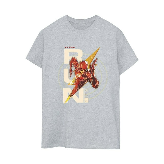 DC Comics Womens le T-Shirt de Garçon en Coton à Course Éclair