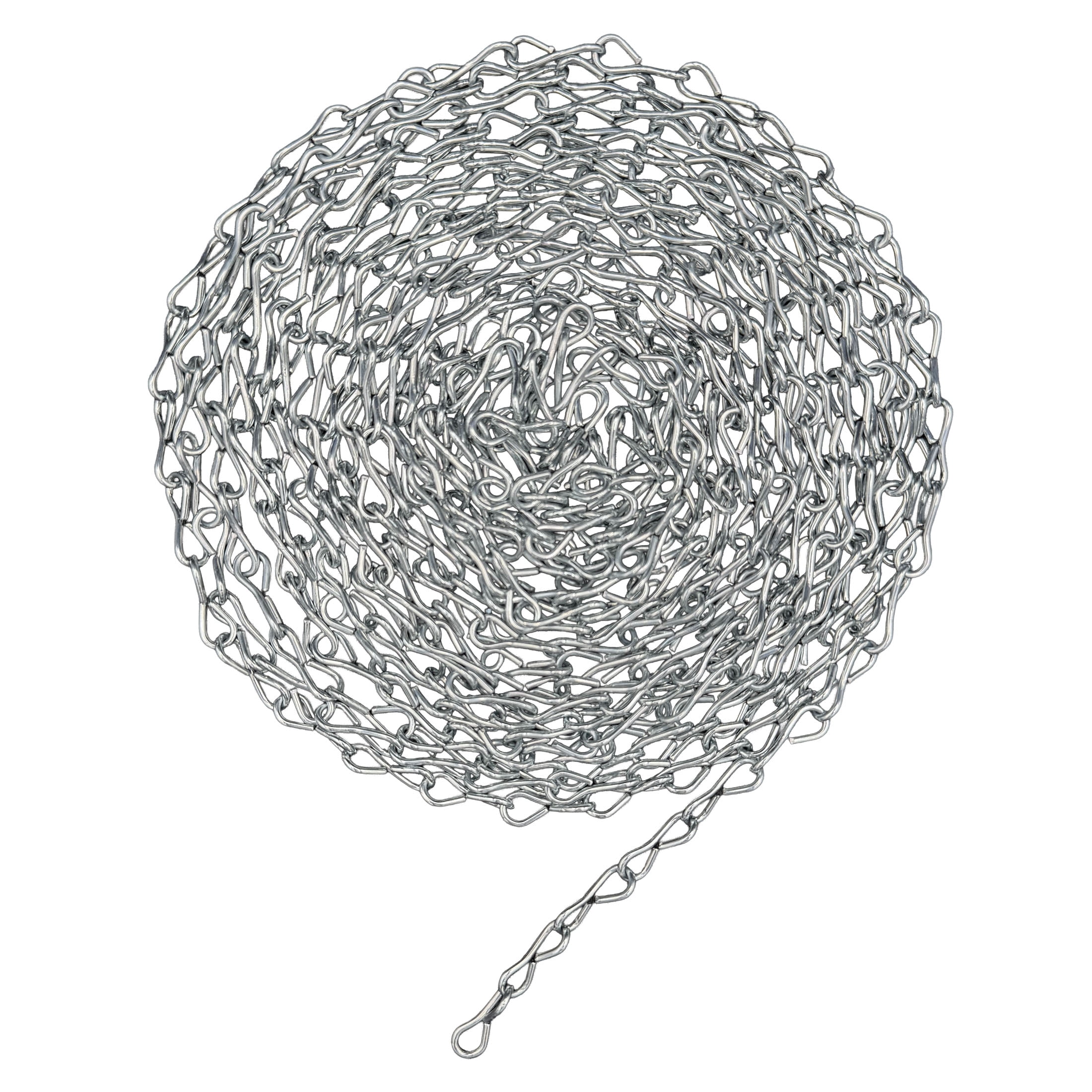 (2 pack) #16 Jack Chain, 20 feet, Zinc-Plated, Peerless Chain Company, #4840120,
