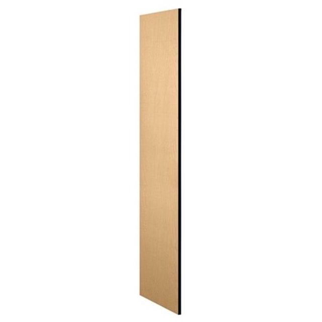 Salsbury 22235MAP Side Panel For 21 Inch Deep Extra Wide Designer Wood Locker - Without Sloping Hood - Maple