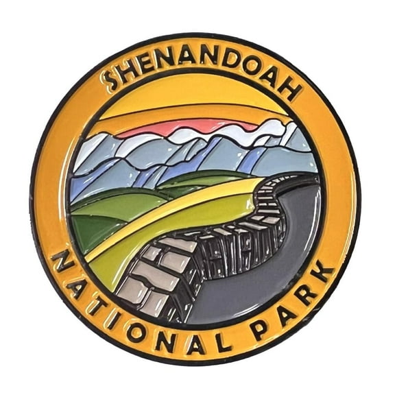 Shenandoah National Park Collectible Magnet - Enamel Finish, 52mm