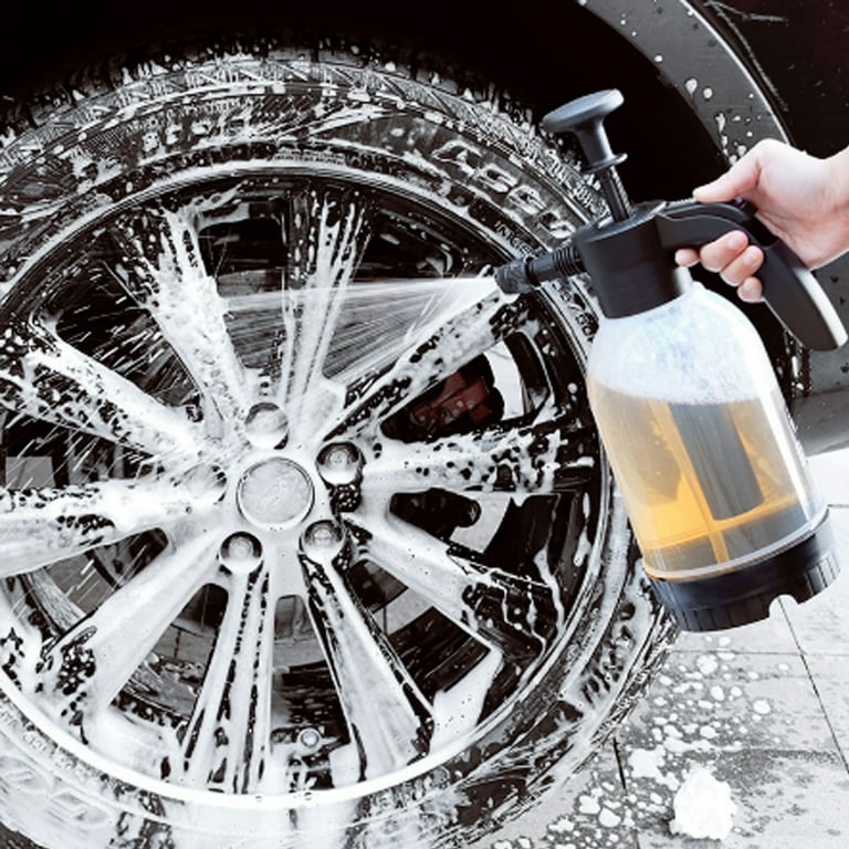 Car Wash Foam Spray Can High Pressure Hand Spray Car Wash Pot 2L Car Wash  Dual-use Car Wash Sprayer Watering Garden Spray