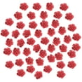 thumbnail image 1 of 50 Pcs Perles Roses en Résine Perles Fleurs Roses Perles Flatback Perles Acryliques pour Fabrication de Bijoux Bracelet 15mm, 1 of 8