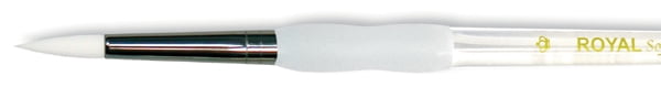 Soft-Grip Golden Taklon Script Liner Brush Size 0 090672026842