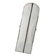thumbnail image 2 of Funda protectora para vestidos largos, bolsa de almacenamiento de ropa, funda antipolvo con cremallera, plegable, portátil, de material PEVA, gran capacidad, protector de ropa, ideal Blanco, 2 of 8