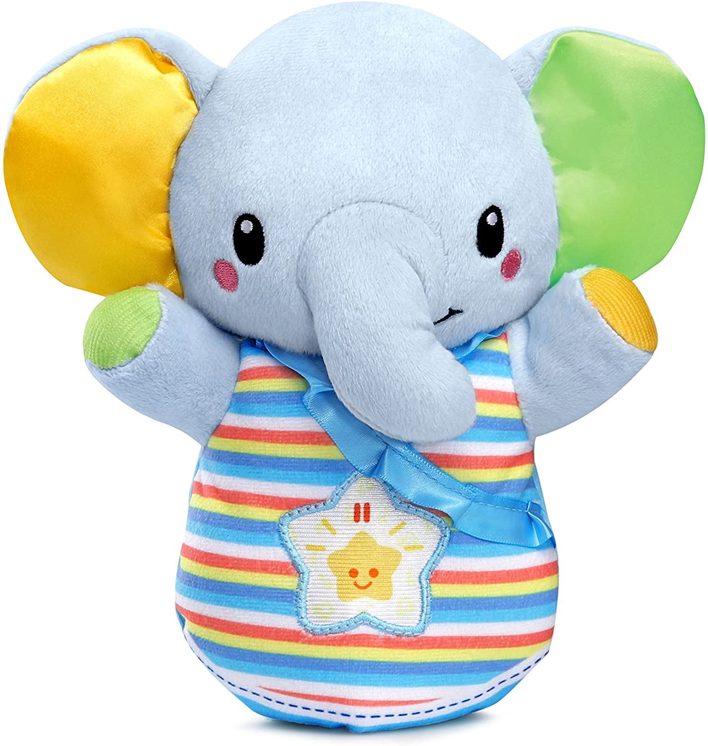 blue elephant baby toy