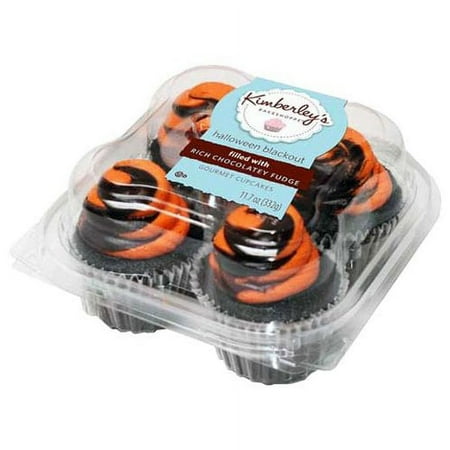 Kimberley's Bakeshoppe Halloween Blackout Gourmet Cupcakes, 4 ct, 11.7 oz