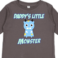 thumbnail image 4 of Inktastic Daddys little monster Boys or Girls Long Sleeve Toddler T-Shirt, 4 of 5