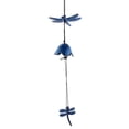 thumbnail image 2 of Dserhfy Japanese Bless Wind Chime Cast Iron Outdoor Small Wind Chime Retro Garden Hanging Wind Bell for Good Luck Patio Balcony Decoration, 2 of 8