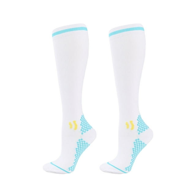Kyusrd Offres d'Été pour Patio Extérieur! Chaussettes de Compression Sport Décontractées pour Hommes et Femmes Chaussettes de Compression Tube Long Sport Course Entraînement Physique