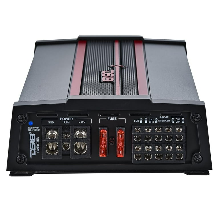 DS18 CANDY-X5B Amplifier in Black - Class D, 5 Channels, 2000