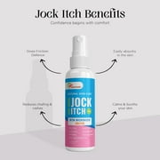 Dermveda Jock Itch Treatment Serum with Sulfur Fast Anti Itch Relief & Anti-Fungal Remedy, 4 fl oz