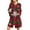 Multicolor, variant on TEAJOPSUU Woemen's Christmas Nightgown Casual Loose Long-sleeved Sleepwear Comfy Sleepshirts Crewneck Nightshirt with Pocket Multicolor A