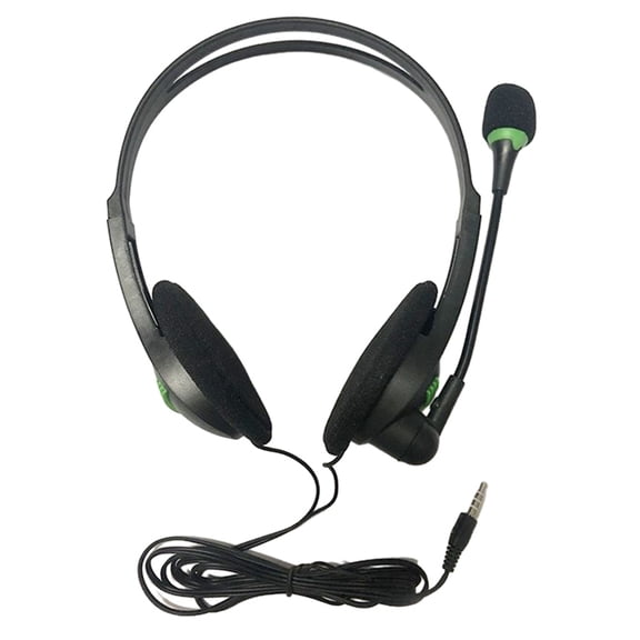 3.5mm Wired Headphones Universal Headset With Microphone Noise Cancelling