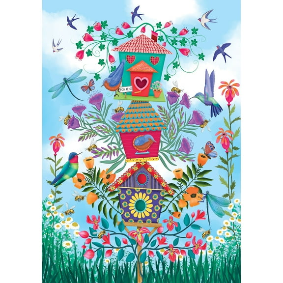 RoseArt Colorluxe 500-Piece The Neighborhood Adult Interlocking Jigsaw Puzzle