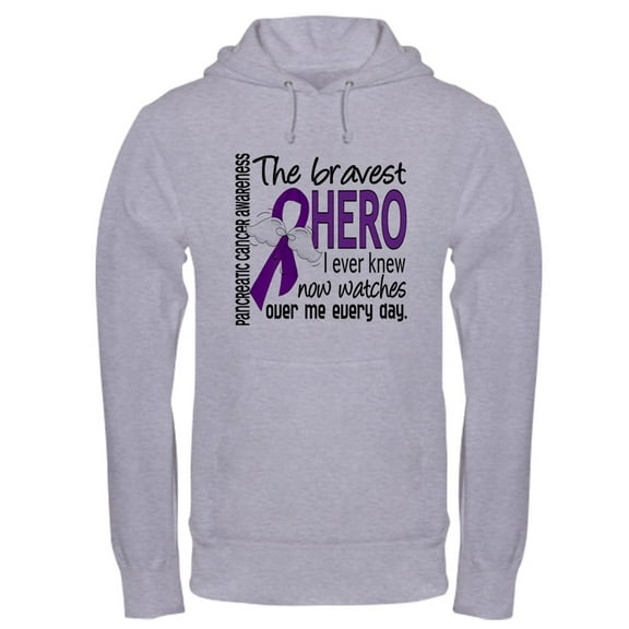 CafePress - Bravest Hero I Knew Pancreatic Cancer Hooded Sweat - Pullover Hoodie, Hooded Sweatshirt