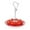 red, variant on Vikakiooze Hummingbird Feeders for Outdoors Hanging,Leak-Proof Bee Proof Bird Feeders,Horticultural Garden Bird Feeder,Anti-ant Garden Courtyard Feeding Bird Feeder for Garden Yard Patio