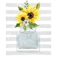 thumbnail image 2 of Robinson, Carol 26x32 White Modern Wood Framed Museum Art Print Titled - Sunflower Perfume II, 2 of 4