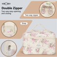 thumbnail image 4 of Bolsa de maquillaje Honitty, bolsas acolchadas para cosméticos, diseño floral, juego de 3, 4 of 6