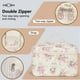 thumbnail image 4 of Bolsa de maquillaje Honitty, bolsas acolchadas para cosméticos, diseño floral, juego de 3, 4 of 6