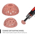 thumbnail image 2 of 1 Set/2 Pcs Roue de Polissage de Pneu en Alliage Dur Tampon de Dôme de Polissage, 2 of 7